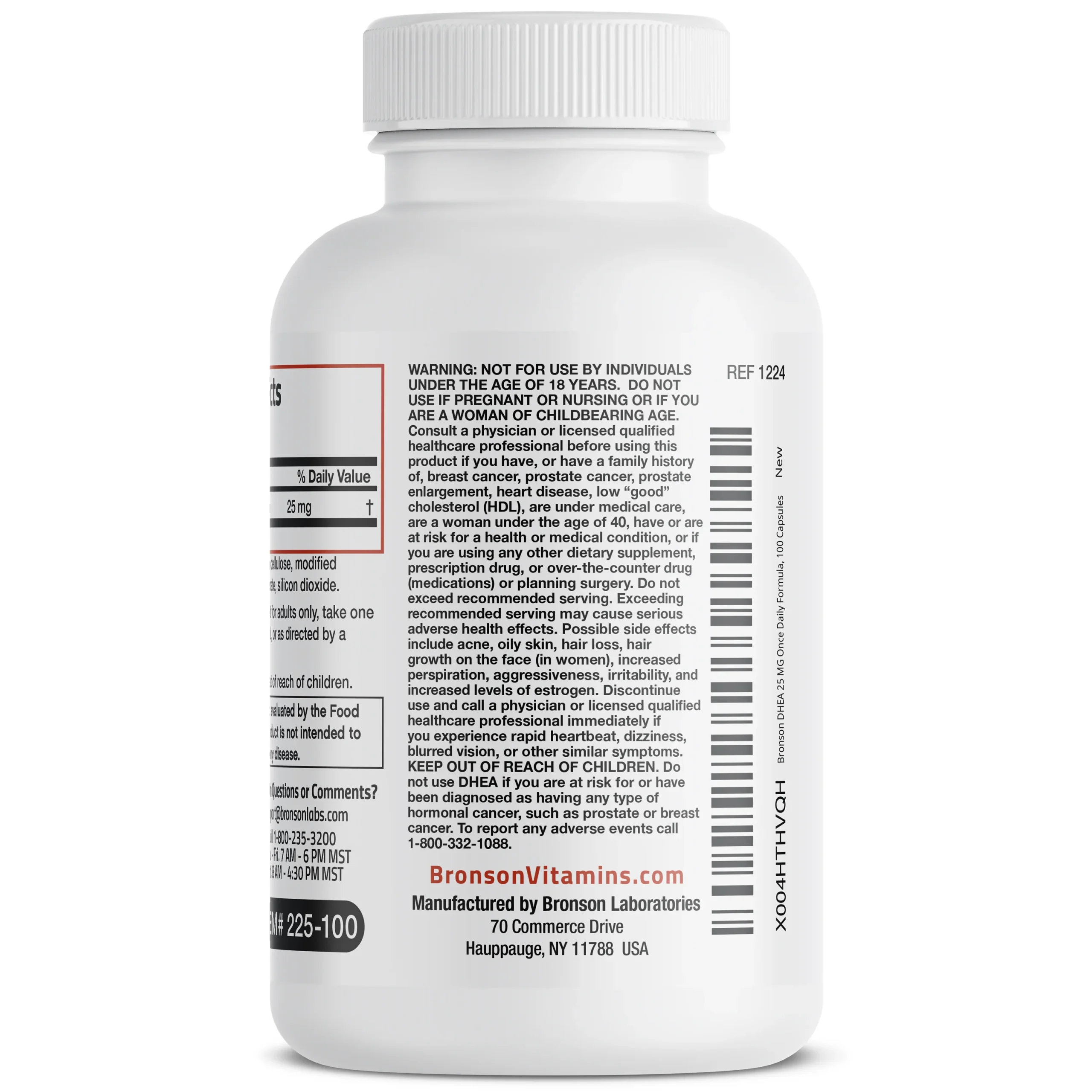 Supplement Back Instructions