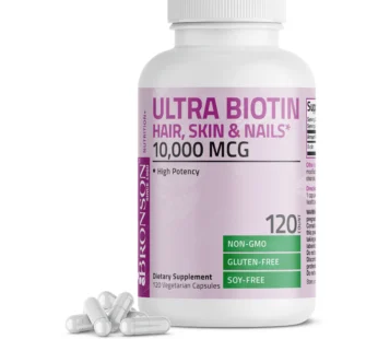 Ultra Biotin Hair, Skin & Nails – 10,000 mcg